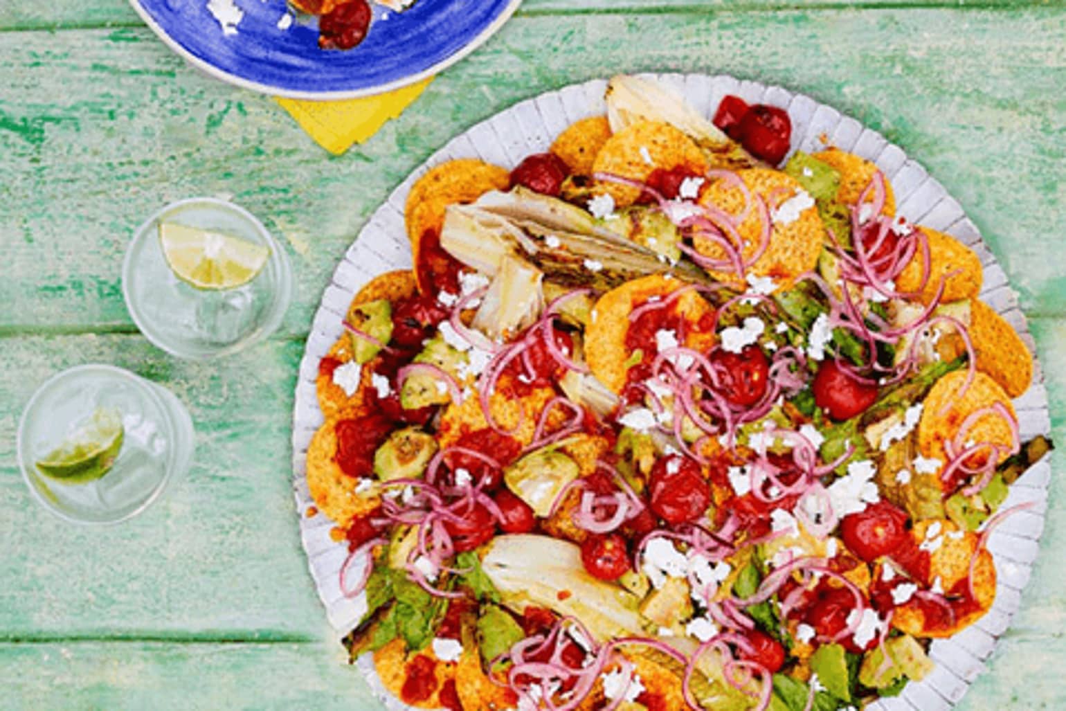 bbq nacho salad